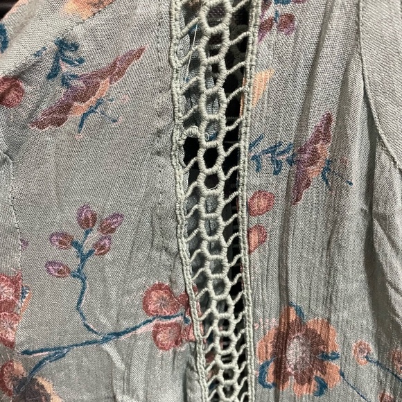 Free People Floral Blue Dress - Picture 4 of 4